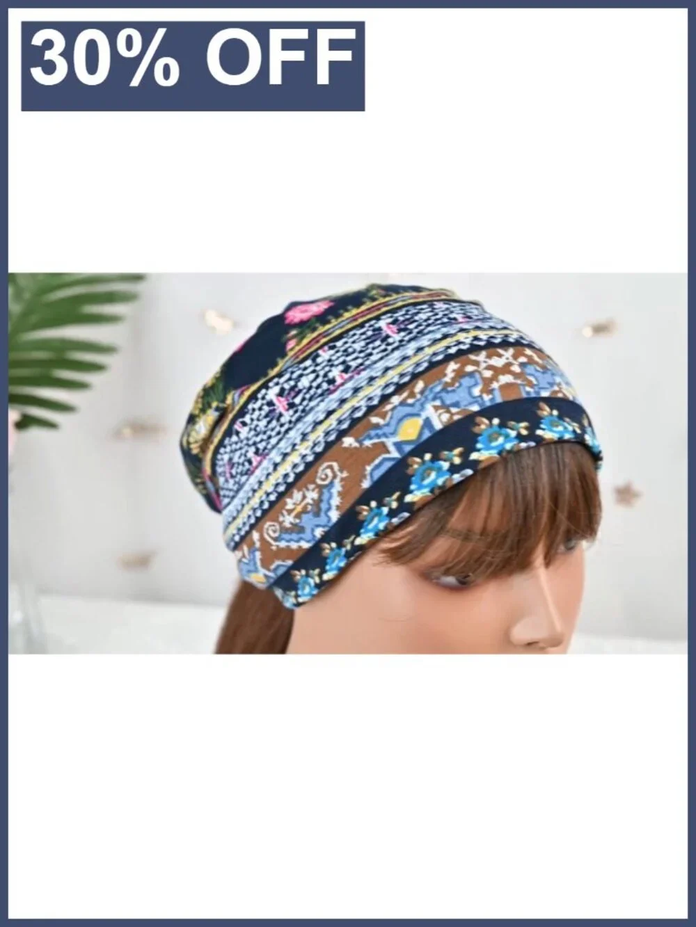 5 Pack Soft Stretchy Chemo Turban Headwrap for Hair Loss, Breathable Beanie for